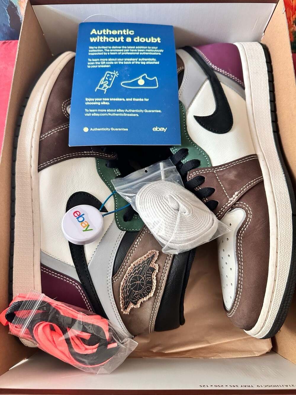 No.08 Nike Air Jordan 1 Retro High OG Hand Crafted Sneakers (DH3097-001)